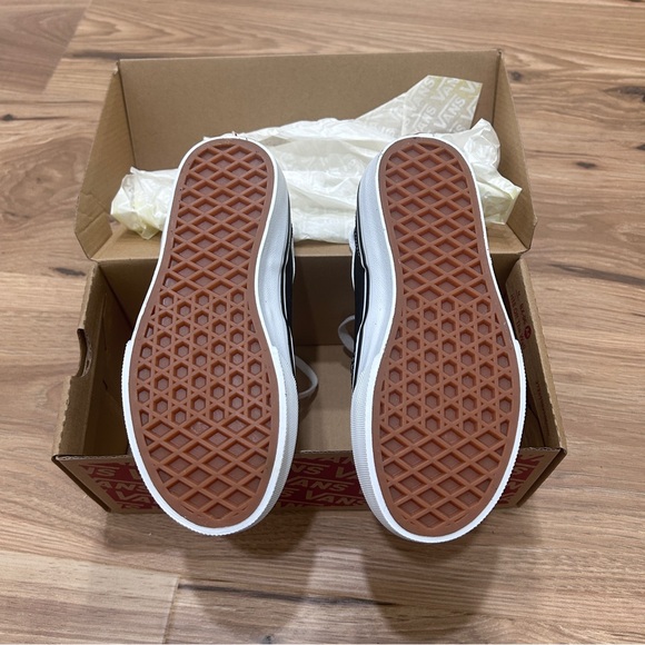 Vans Kids Classic Black and White Sneakers - Picture 3 of 4